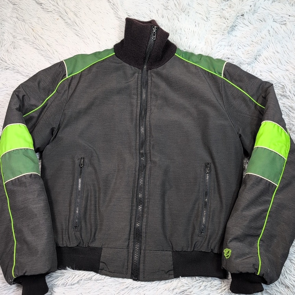 Vintage Arctic Wear Jacket Mens M‎ Long Snowmobile Coat Zip Up Pockets Warm